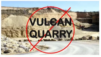 VUL  VULCAN  CAN  QU  QUARR  ARRY  1  Who Is Affected?  ALL OF US.  Our Air Quality  (vis a vis