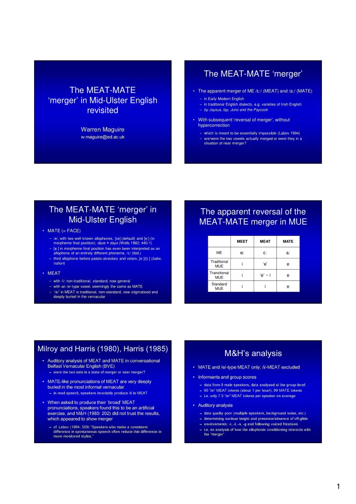 the meat mate merger the meat mate