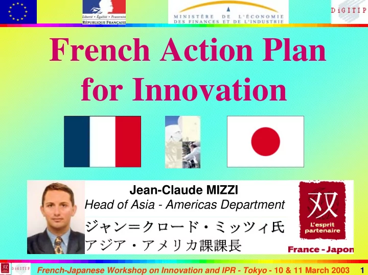french action plan for innovation