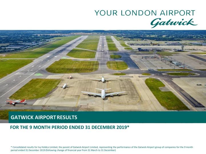 gatwick airportresults