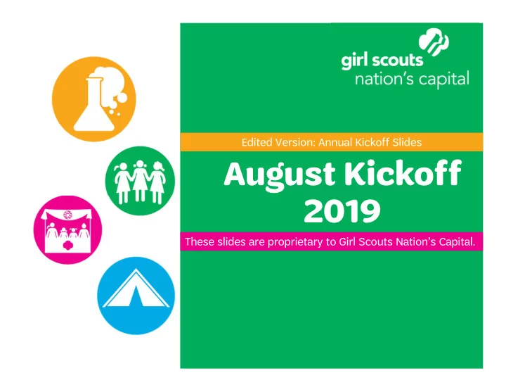 august kickoff 2019