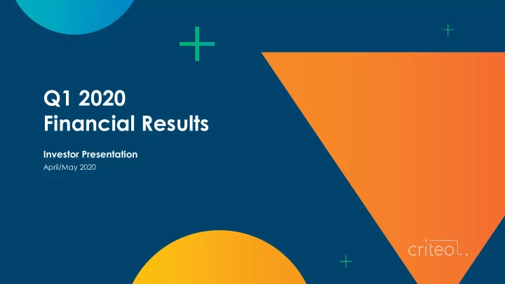 q1 2020 financial results