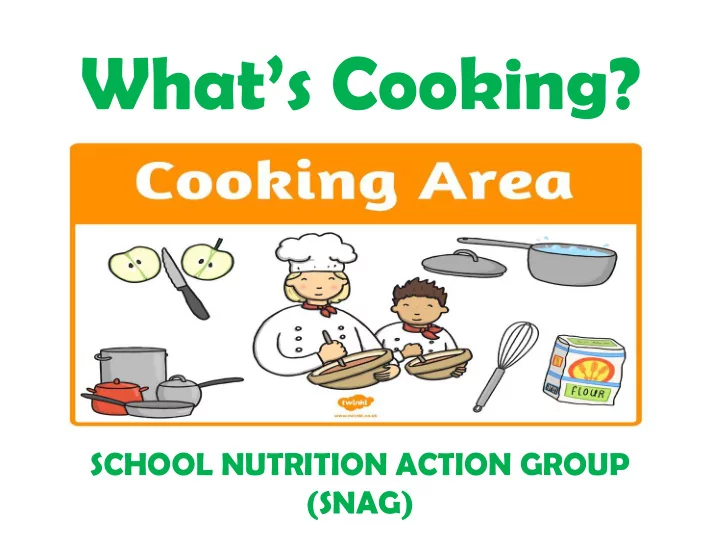 what s cooking