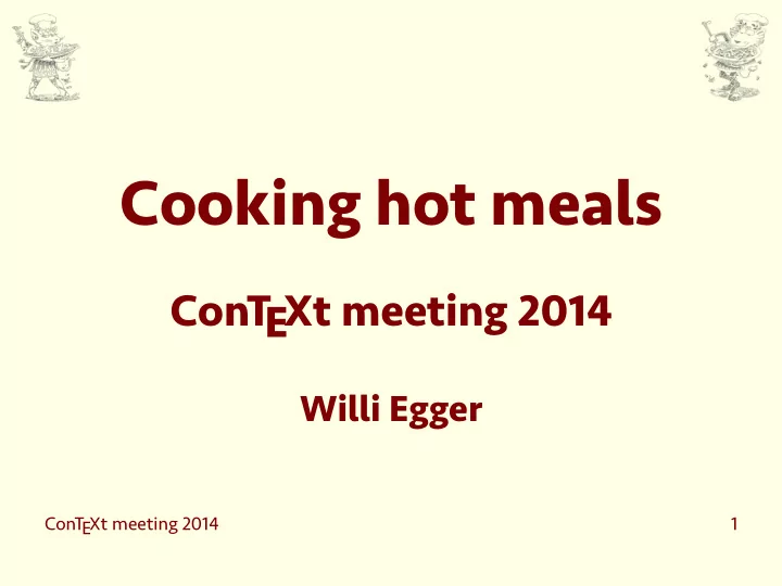 cooking hot meals
