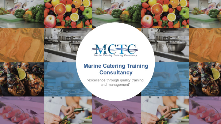 marine catering training