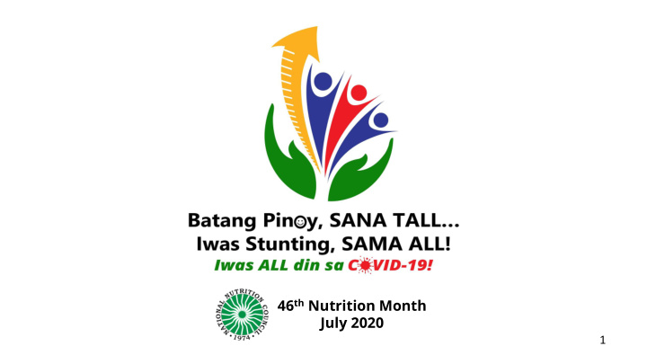 46 th nutrition month