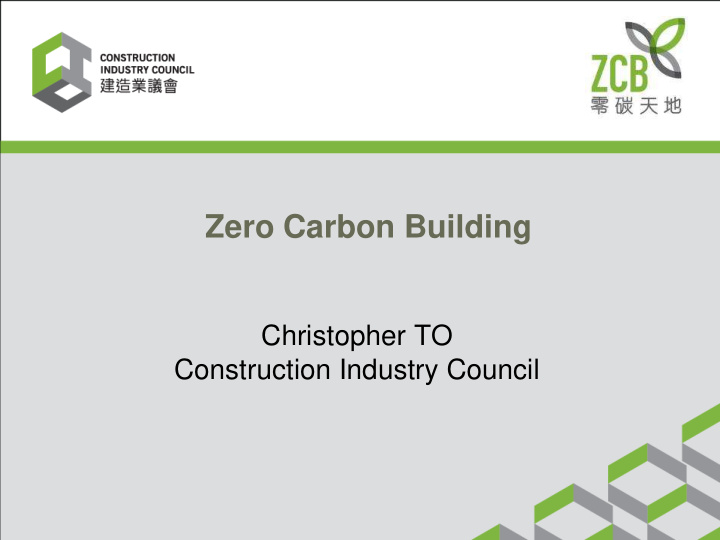 zero carbon building