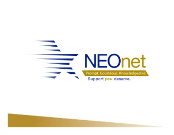 Welcome to  NEOnets Cyber Security  Executive Briefing  If you havent yet been hacked, you