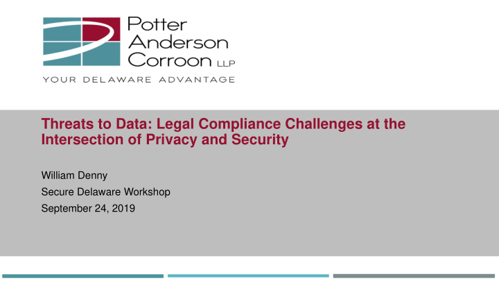threats to data legal compliance challenges at the