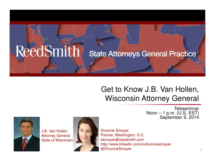 get to know j b van hollen wisconsin attorney general