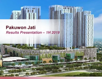 Results Presentation  1H 2019  Disclaimer  By attending this presentation, you are agreeing to