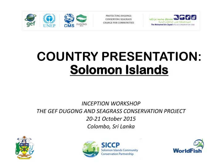 so solo lomon mon is isla lands nds