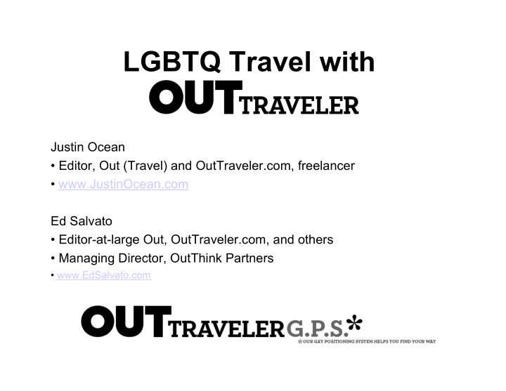lgbtq travel with