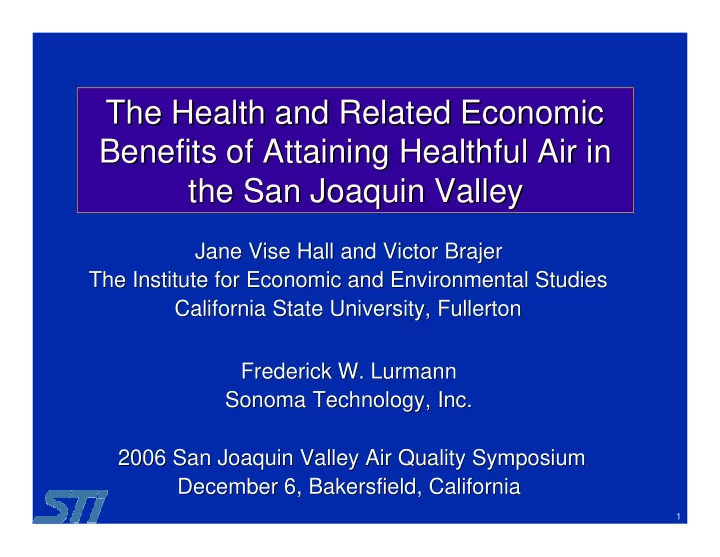 the health and related economic the health and related