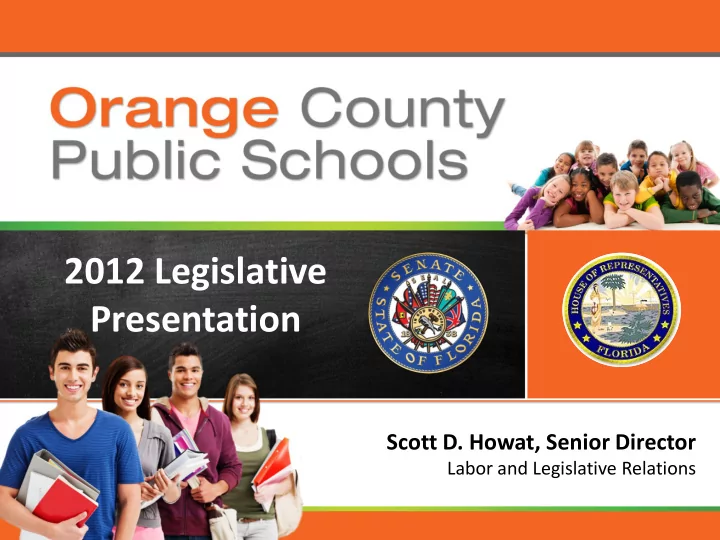 2012 legislative
