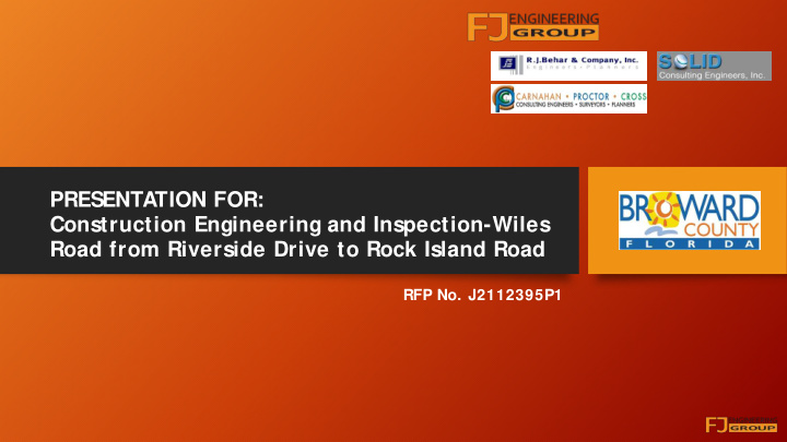 presentation for construction engineering and inspection
