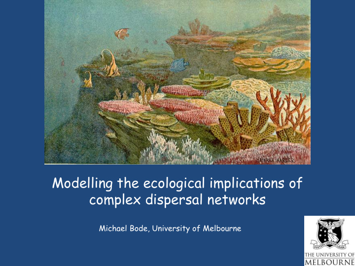 complex dispersal networks