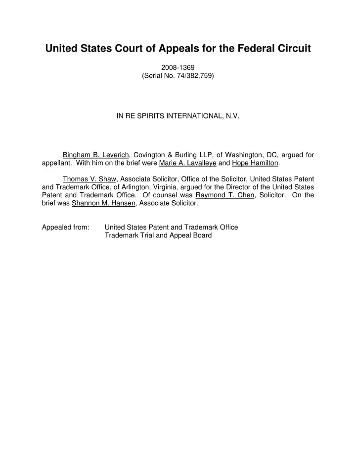 united states court of appeals for the federal circuit