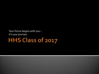 its your journey.    Graduation Requirements    Credit Checks/Transcript    Letters of