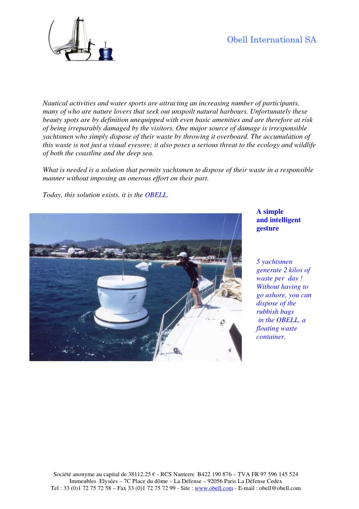 obe obell internatio ll international s nal sa
