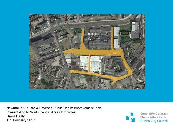 newmarket square environs public realm improvement plan