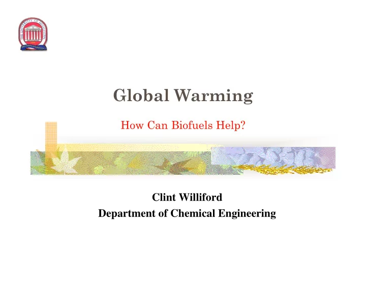 global warming