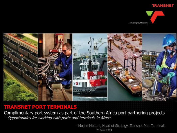 transnet port terminals