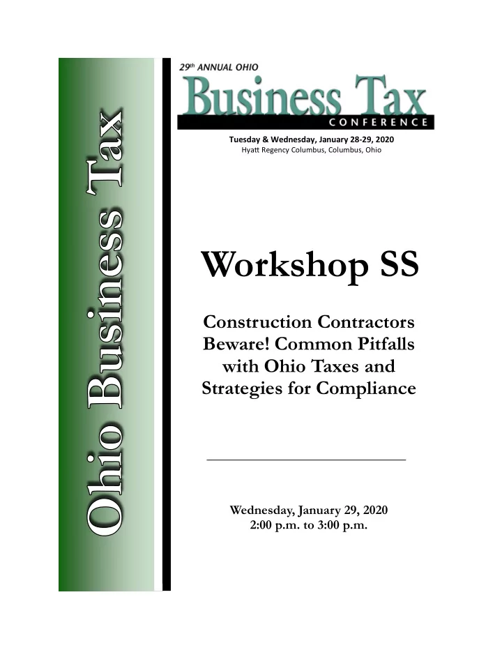 workshop ss construction contractors beware common