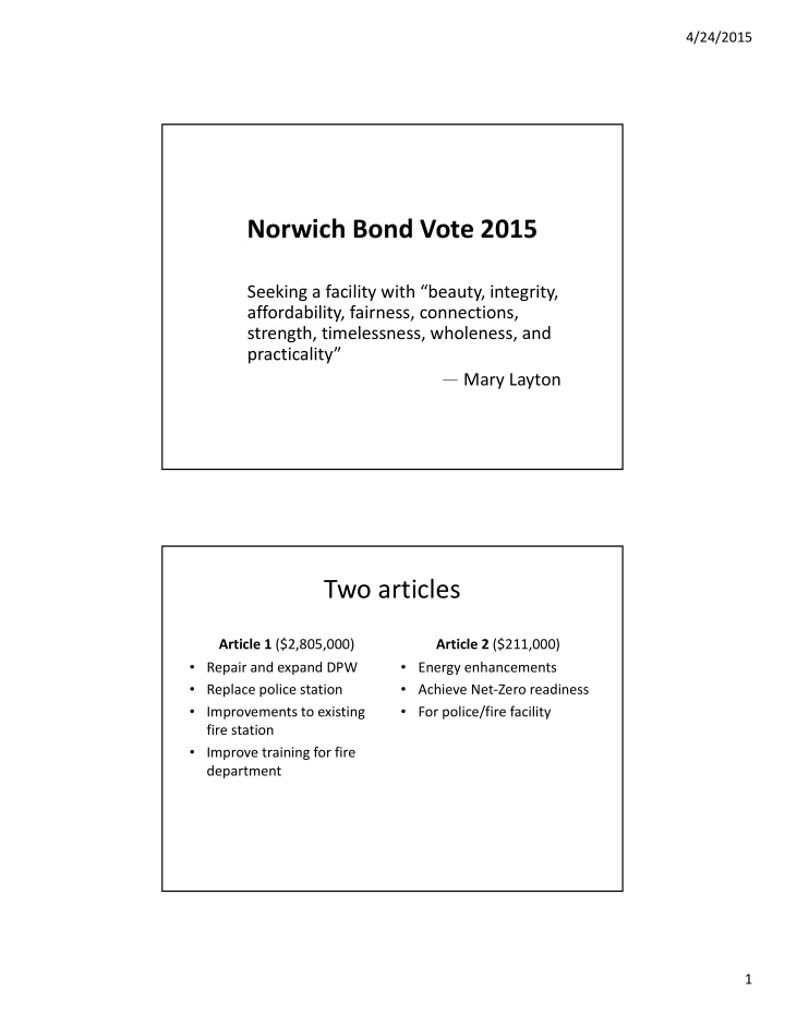 norwich bond vote 2015
