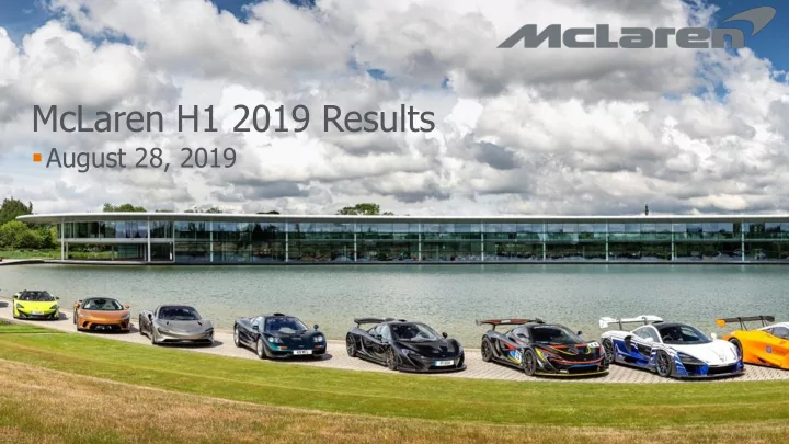 mclaren h1 2019 results