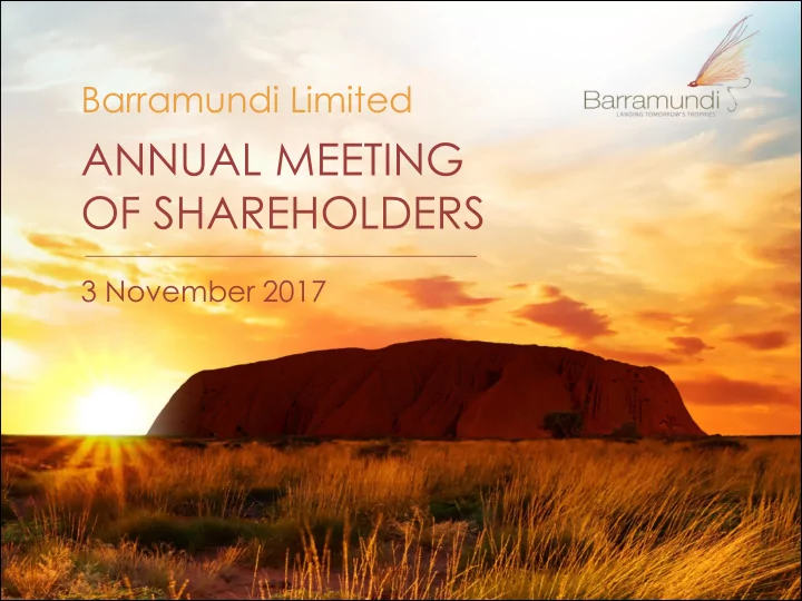 annual meeting