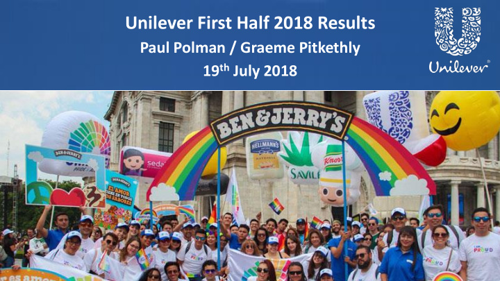 unilever first half 2018 results