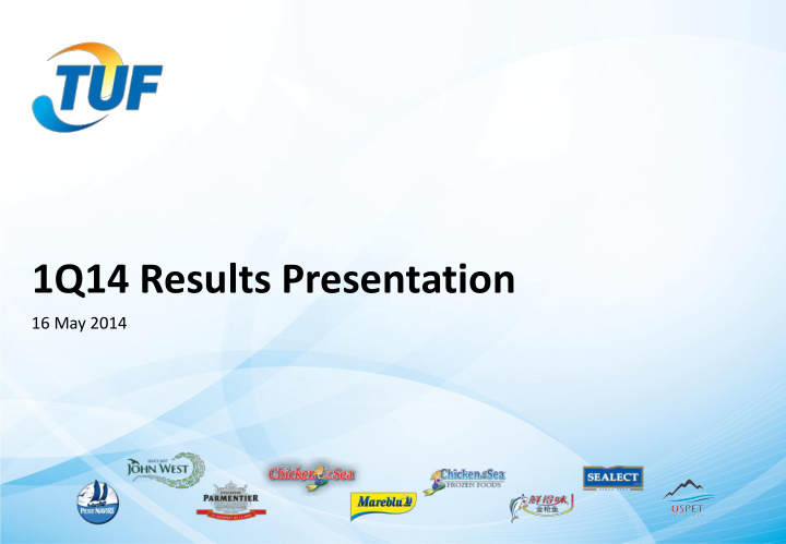 1q14 results presentation