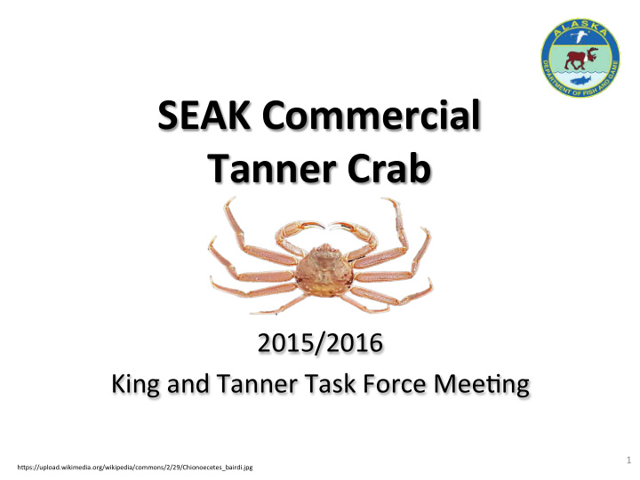 seak commercial tanner crab