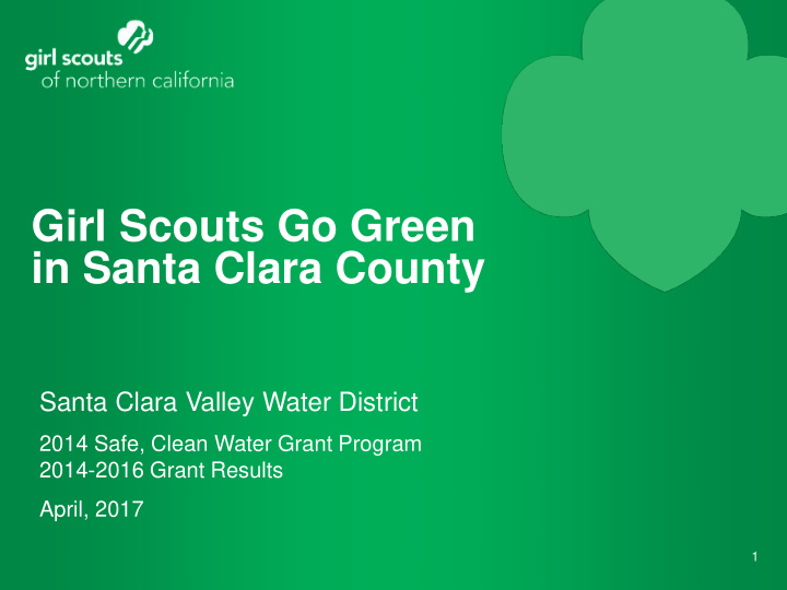girl scouts go green in santa clara county