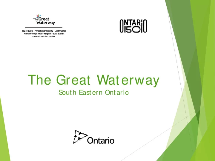 the great waterway