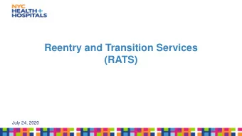 (RATS)  July 24, 2020  PERSS  RATS  MMHC +  PORT  CRAN  BMHCA  Point of Reentry and Transition