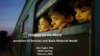 50 mil children  28 mil due to conflict  22 mil beJer life  Con  Concer  cerns e  exp  xpres  essed