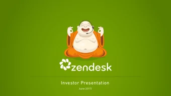 Investor Presentation  June 2015  SAFE HARBOR  This presentation contains forward-looking