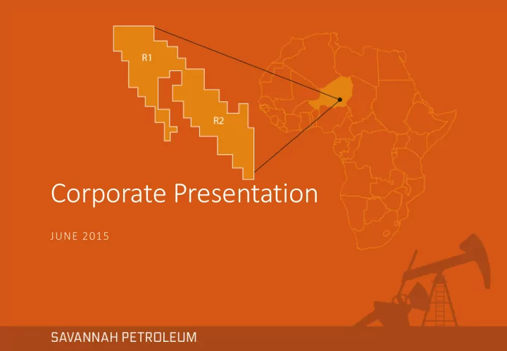 corporate presentation