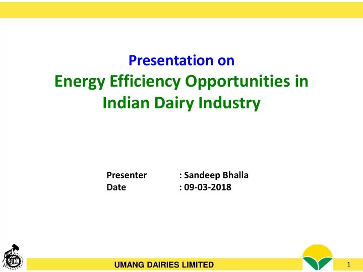 energy efficiency opportunities in