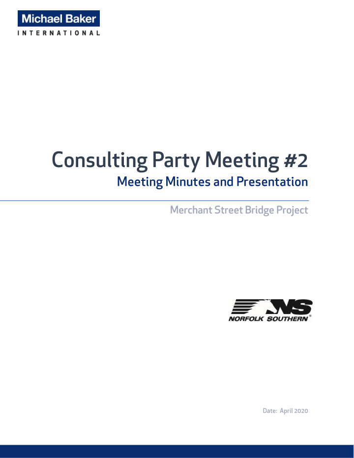 consulting party meeting 2