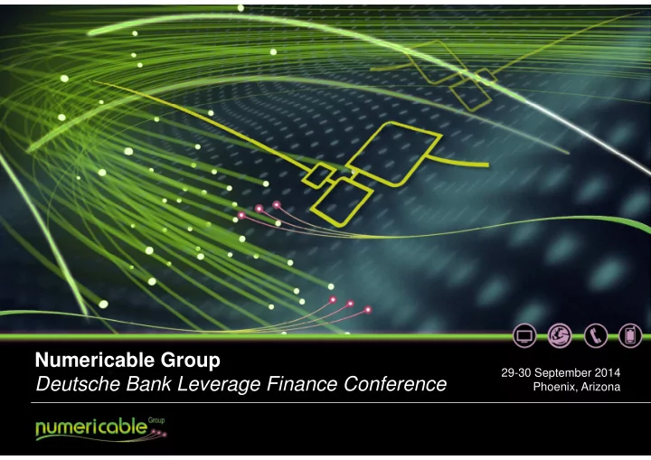 numericable group company presentation