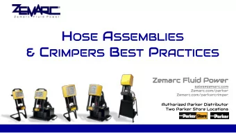 3. Crimping Your Hose  4. Checking Your Work  POWERFUL IDEAS START HERE  Zemarc Fluid Power |