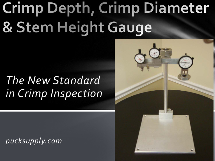the new standard in crimp inspection