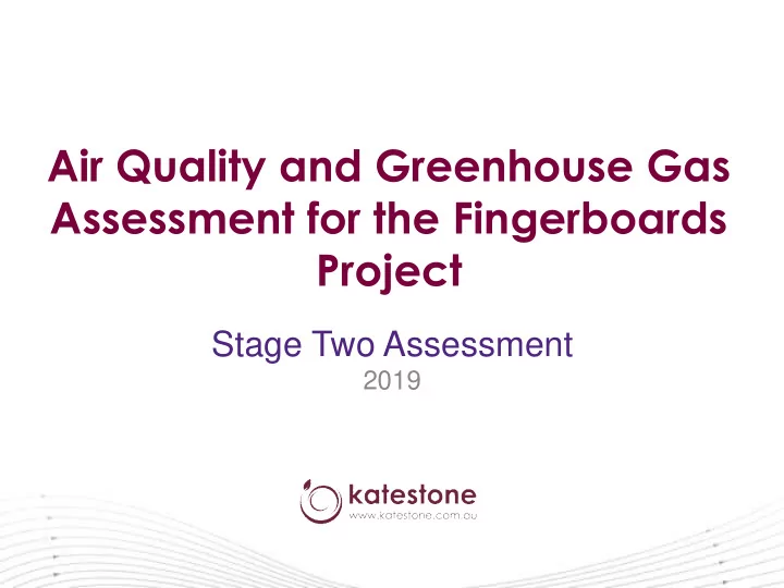 air quality and greenhouse gas