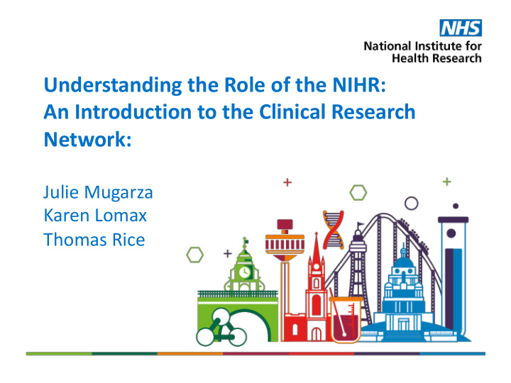 understanding the role of the nihr an introduction to the