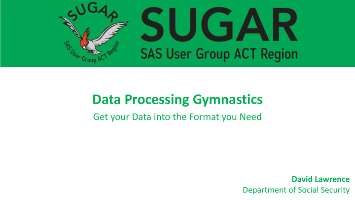 data processing gymnastics
