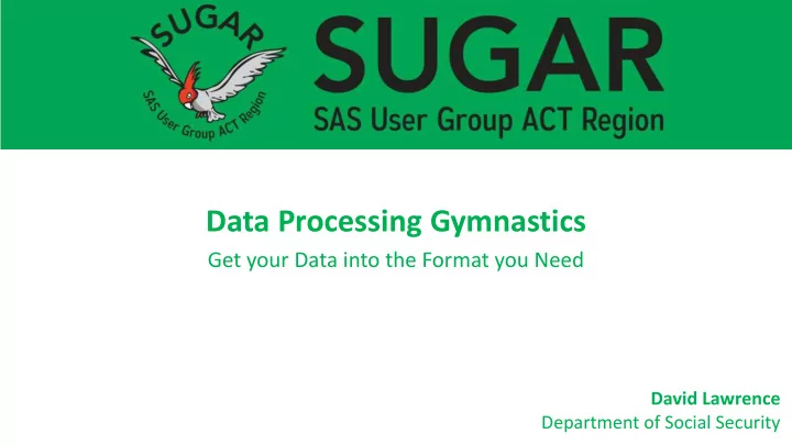 data processing gymnastics