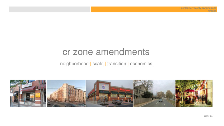 cr zone amendments